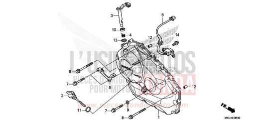 PANNEAU CARTER-MOTEUR D. (NC750SA) NC750SAK de 2019